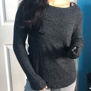 Old Navy charcoal gray sweater